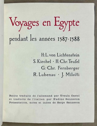 Voyages en Egypte pendant les années 1587-1588[newline]M9347-03.jpeg