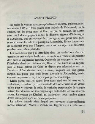 Voyages en Egypte pendant les années 1587-1588