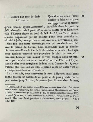 Voyages en Egypte pendant les années 1587-1588