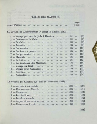 Voyages en Egypte pendant les années 1587-1588