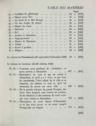 Voyages en Egypte pendant les années 1587-1588