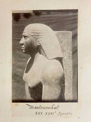Fouilles de Karnack (sic). Emile Guimet's photo albums of Georges Legrain's photographs on the discovery of the "cachette" of Karnak.