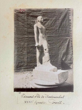 Fouilles de Karnack (sic). Emile Guimet's photo albums of Georges Legrain's photographs on the discovery of the "cachette" of Karnak.