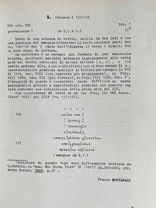 Papiri dell'Odissea. Seminario papirologico 1977-78.[newline]M9374-03.jpeg