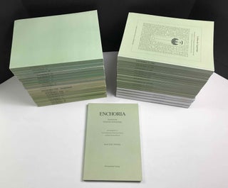 Item #M9381 Enchoria. Zeitschrift für Demotistik und Koptologie. Band 1 - 36 (complete set)...