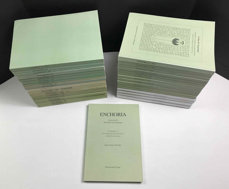 Item #M9381 Enchoria. Zeitschrift für Demotistik und Koptologie. Band 1 - 36 (complete set) & Band VIII Sonderband. AAE - Journal - Set.[newline]M9381-00.jpeg