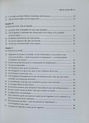 Les trésors de la postérité ou les fastes des proches parents du Prophète
