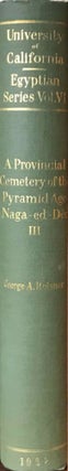 Item #M9387b The early dynastic cemeteries of Naga ed-Der. Part III: A provincial cemetery of the...