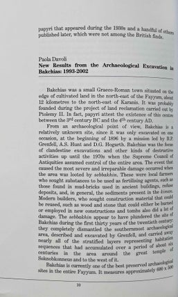 The Bologna and Lecce universities joint archaeological mission in Egypt. Ten years of excavations at Bakchias (1993-2002).[newline]M9388-04.jpeg