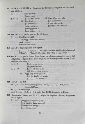 Papyrus grecs du musée gréco-romain d'Alexandrie (Papirusy greckie z Muzeum Grecko-Rzymskiego w Aleksandrii)
