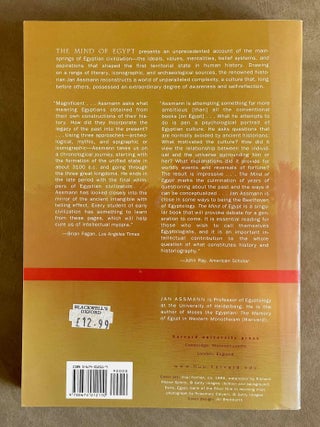 The mind of Egypt. History and meaning in the time of the pharaohs.[newline]M9403-07.jpeg