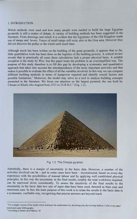 The large Egyptian Pyramids. Modelling a complex engineering project.[newline]M9409-08.jpeg