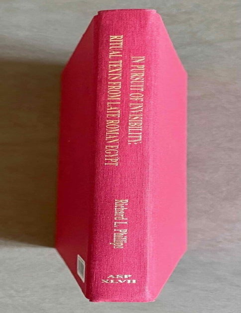 Item #M9413 In Pursuit of Invisibility. Ritual Texts from Late Roman Egypt. PHILLIPS Richard L.[newline]M9413-00.jpeg