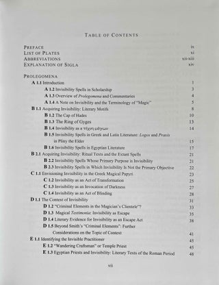 In Pursuit of Invisibility. Ritual Texts from Late Roman Egypt.