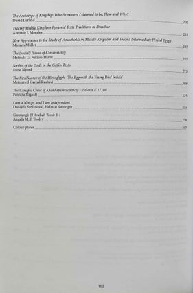 The world of Middle Kingdom Egypt (2000-1550 BC). Contributions on archaeology, art, religion and other written sources. Volume I.