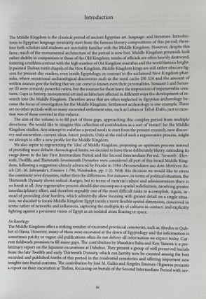 The world of Middle Kingdom Egypt (2000-1550 BC). Contributions on archaeology, art, religion and other written sources. Volume I.