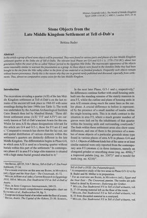 The world of Middle Kingdom Egypt (2000-1550 BC). Contributions on archaeology, art, religion and other written sources. Volume I.