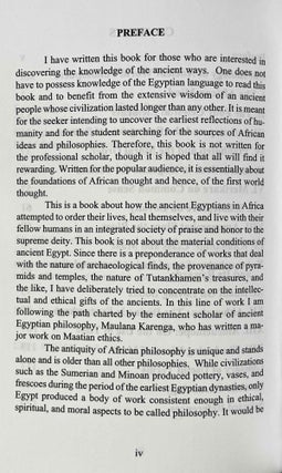 The Egyptian philosophers. Ancient African voices from Imhotep to Akhenaten.[newline]M9421-03.jpeg