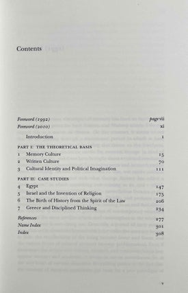 Cultural memory and early civilization. Writing, remembrance, and political imagination.
