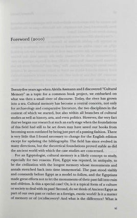 Cultural memory and early civilization. Writing, remembrance, and political imagination.