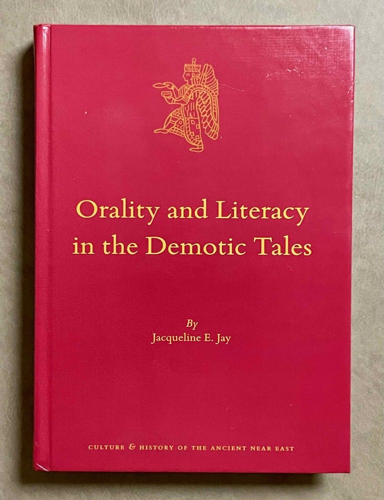 Item #M9433 Orality and Literacy in the Demotic Tales. JAY Jacqueline E.[newline]M9433-00.jpeg