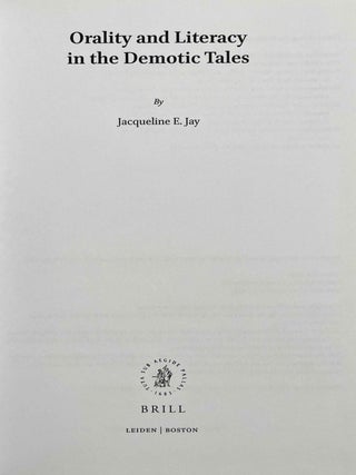 Orality and Literacy in the Demotic Tales[newline]M9433-01.jpeg