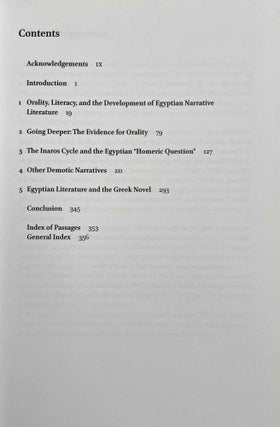 Orality and Literacy in the Demotic Tales