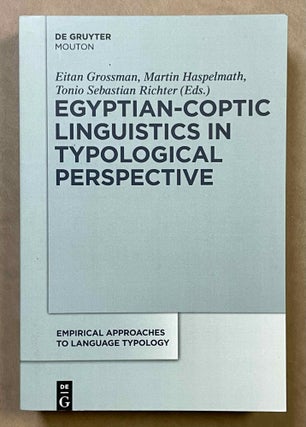 Item #M9436 Egyptian-Coptic linguistics in typological perspective. GROSSMAN Eitan - HASPELMATH...[newline]M9436-00.jpeg