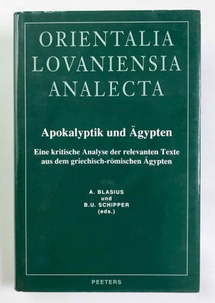 Item #M9468 Apokalyptik und Ägypten. Eine kritische Analyse der relevanten Texte aus dem...
