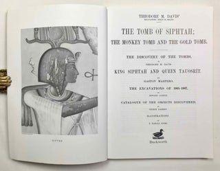 Set of 6 titles in 5 volumes: 1) The tomb of Hatshopsitu. 2) The tombs of Harmhabi and Touatankhamanou. 3) The tomb of Thoutmosis IV. 4) The tomb of Siphtah, with The tomb of Queen Tiyi. 5) The royal Mummies.