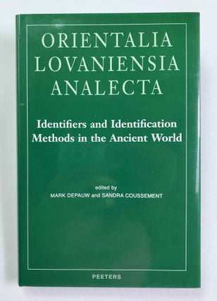Item #M9475 Identifiers and identification methods in the ancient world. DEPAUW Mark - COUSSEMENT...[newline]M9475-00.jpeg