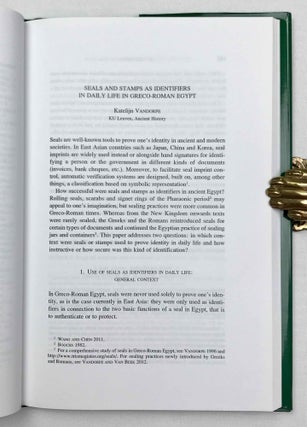 Identifiers and identification methods in the ancient world