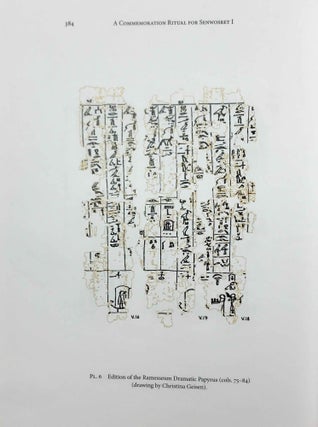 A commemoration ritual for Senwosret I. P. BM EA 10610.1-5/P. Ramesseum B (Ramesseum Dramatic Papyrus).[newline]M9489-07.jpeg