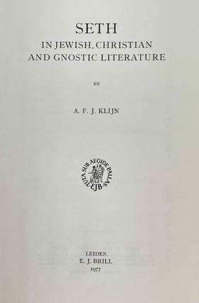 Seth in Jewish, Christian and Gnostic Literature