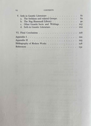 Seth in Jewish, Christian and Gnostic Literature