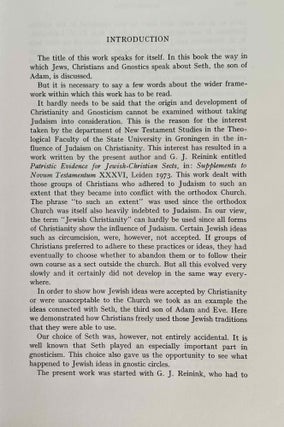 Seth in Jewish, Christian and Gnostic Literature