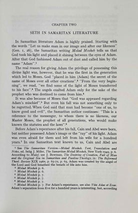 Seth in Jewish, Christian and Gnostic Literature
