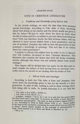 Seth in Jewish, Christian and Gnostic Literature