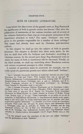 Seth in Jewish, Christian and Gnostic Literature