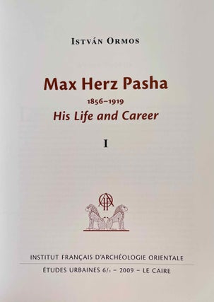 Max Herz Pasha 1856-1919. His life and career.[newline]M9494-02.jpeg