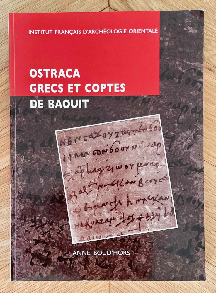 Item #M9496 Ostraca grecs et coptes de Baouit. BOUD'HORS Anne.[newline]M9496-00.jpeg