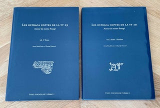Item #M9515 Les ostraca coptes de la TT 29. Autour du moine Frangé. Vol. I: Textes. Vol. II:...[newline]M9515-00.jpeg