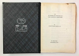 Item #M9523 On the evidence for cannibalism and human sacrifice in Ancient Egypt. RÖMICH...