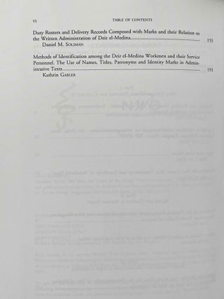 Decoding Signs of Identity. Egyptian Workmen's Marks in Archaeological, Historical, Comparative and Theoretical Perspective. Proceedings of a Conference in Leiden, 13-15 December 2013.[newline]M9544-03.jpeg