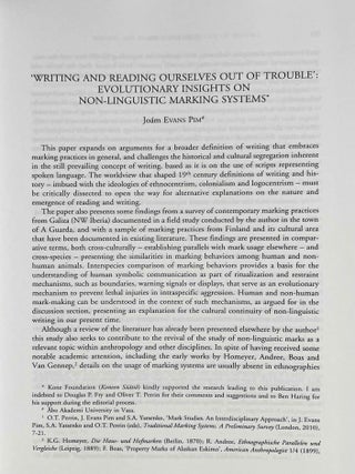 Decoding Signs of Identity. Egyptian Workmen's Marks in Archaeological, Historical, Comparative and Theoretical Perspective. Proceedings of a Conference in Leiden, 13-15 December 2013.[newline]M9544-05.jpeg