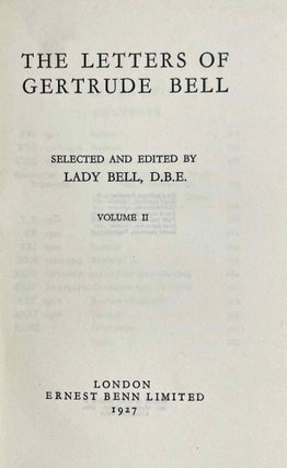 The letters of Gertrude Bell
