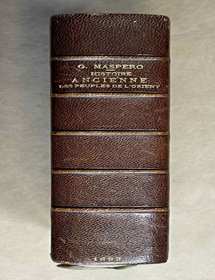 Item #M9556 Histoire ancienne des peuples de l'Orient. MASPERO Gaston.[newline]M9556-00.jpeg