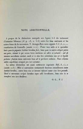 Un testament latin "per aes et libram" de 142 ap. J.-C. (tablettes L. Keimer)[newline]M9561-04.jpeg