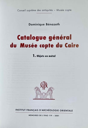 Catalogue général du Musée Copte du Caire 1. Objets en métal.[newline]M9574-01.jpeg