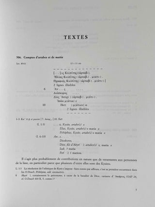 Les ostraca grecs de Douch. Fascicule V (506-639).